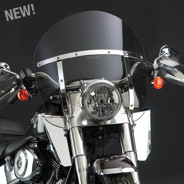 National Cycle Switchblade Chopped Tinted Windshield for Harley
