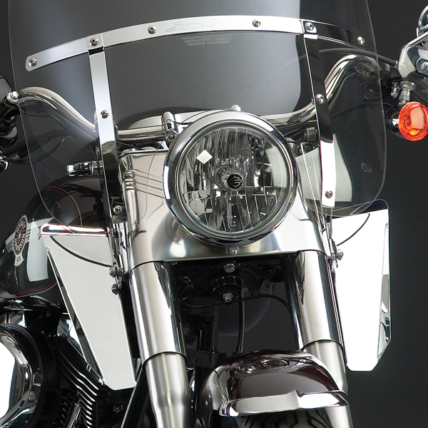 National Cycle Chrome Lower Deflectors for Switchblade Windshield