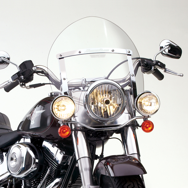 National Cycle Switchblade Shorty Clear Windshield for Harley Davidson