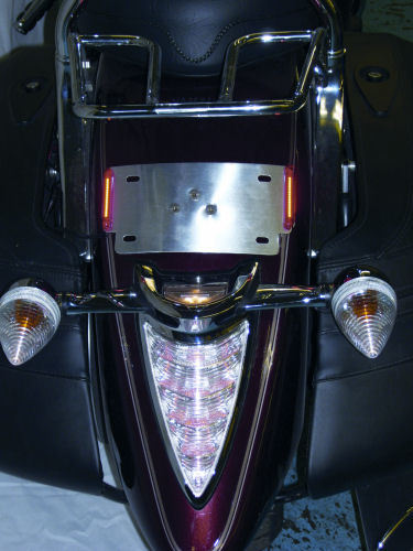 Yamaha XV19 Stratoliner/Roadliner Rear License Relocator