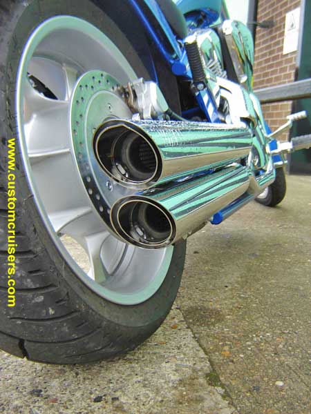 honda fury aftermarket exhaust