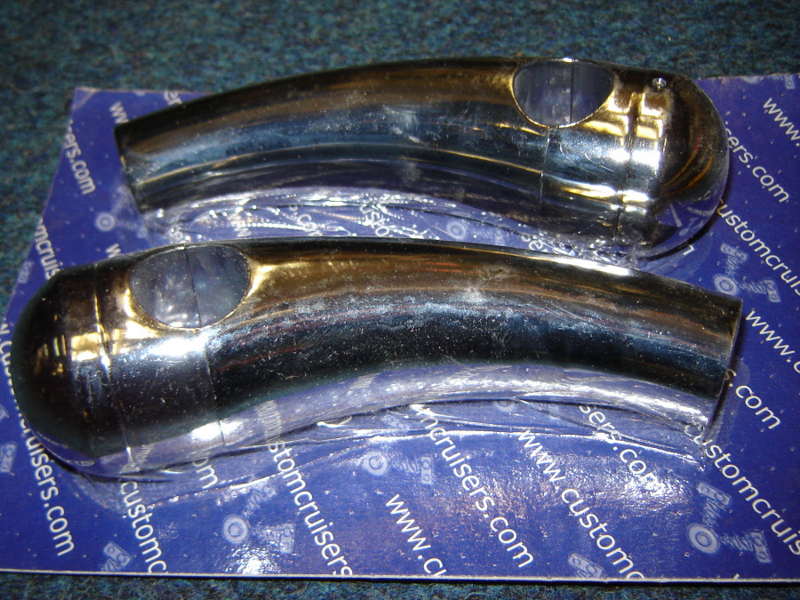 Motorcycle handlebar risers pull back 6 inch