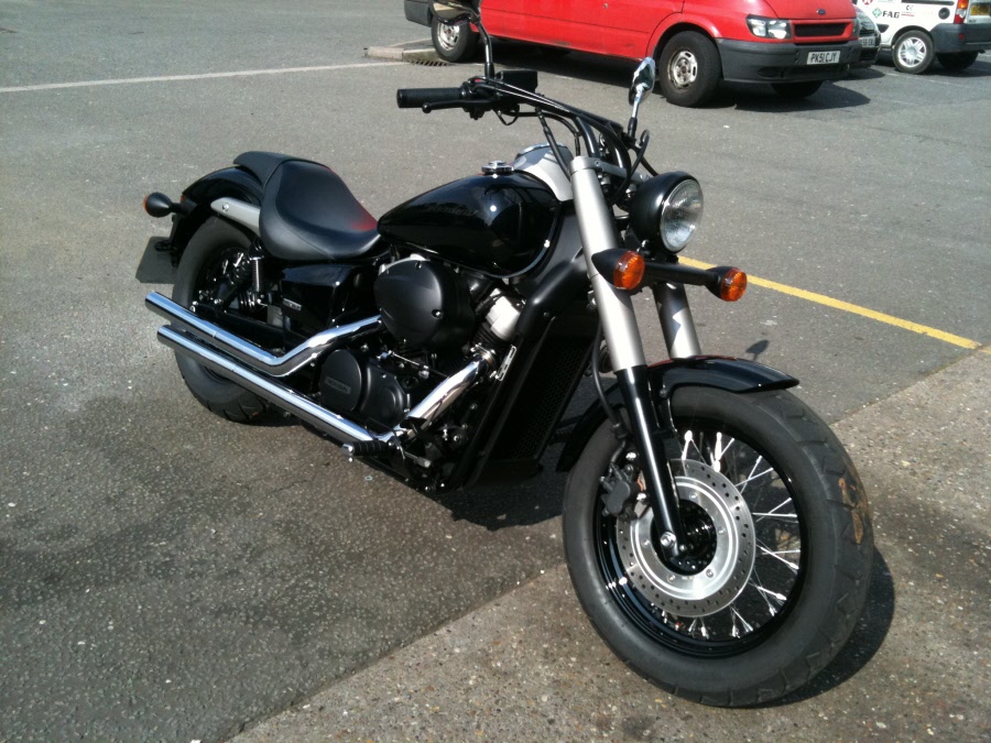Honda vt750 pipes #4
