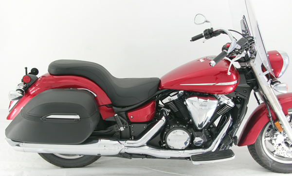 Back Two Piece Studded Seat Yamaha V Star Custom Back Two Piece Studded Seat Yamaha V Star Custom
