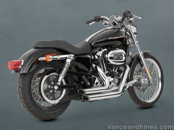 Harley Sportster Vance Amp Hines Shortshots Staggered
