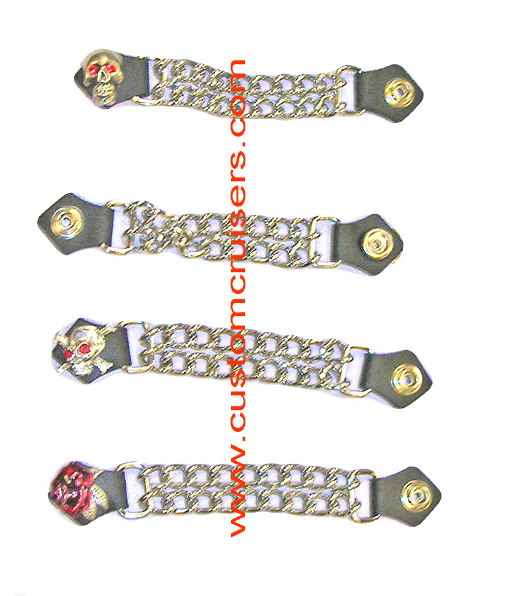 Vest Extender Waistcoat Fastener Plain Chrome