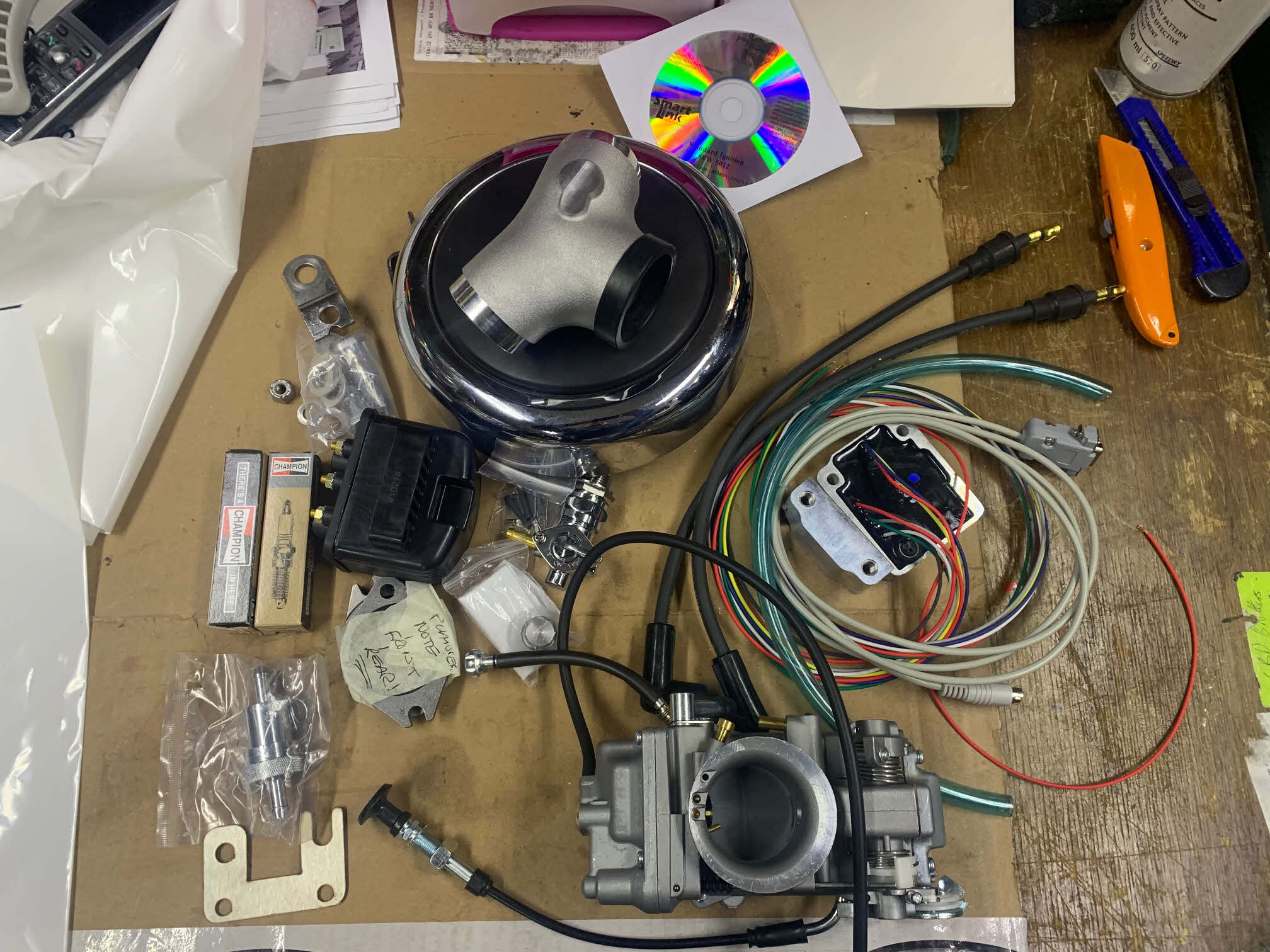 Full Harley Davidson Efi to Mikuni Carburettor and Ignition Kit all you ...