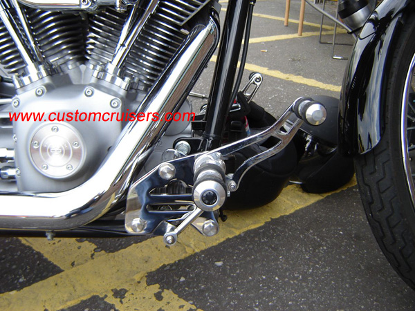 harley fatboy forward controls
