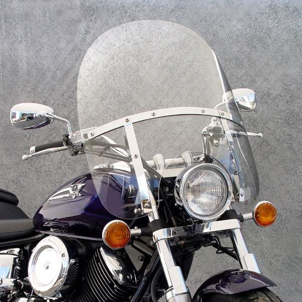 yamaha v star 1100 silverado windshield