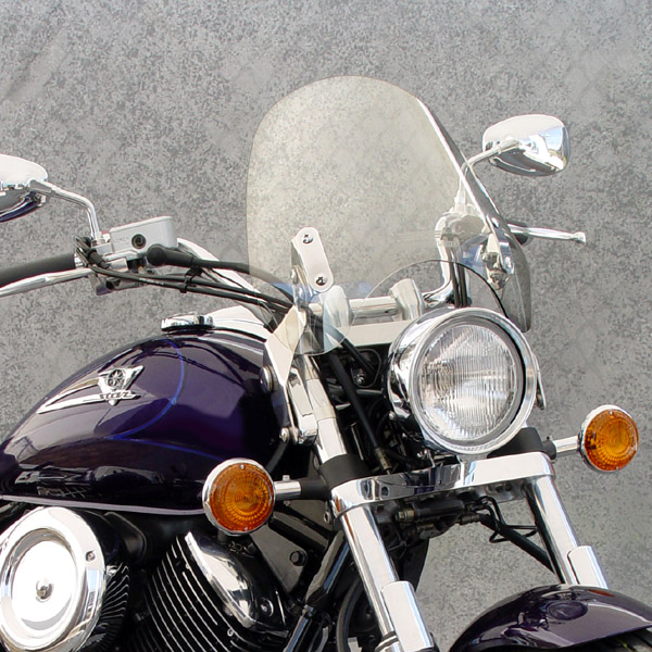 thumbnail image 2 of Clear Windscreen Windshield For Yamaha V-Star XVS1100 XVS650 XVS1300 XVS950 2 of 6