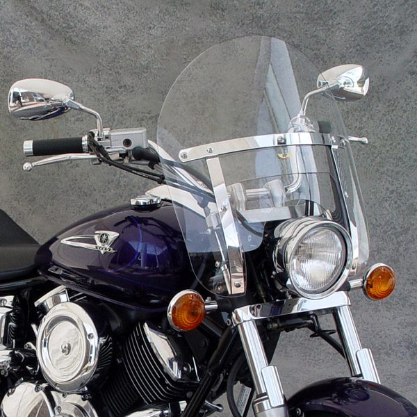 yamaha v star 1100 silverado windshield