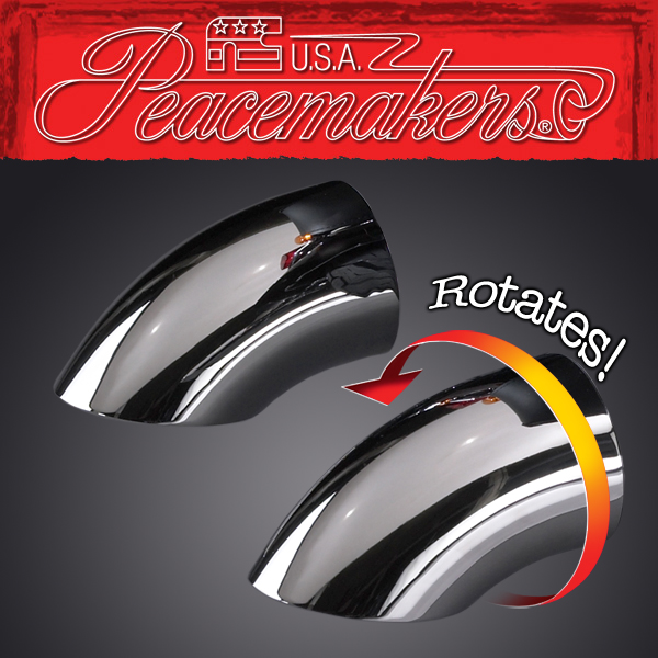 National Cycle Peacemaker Exhaust Tips Turndown