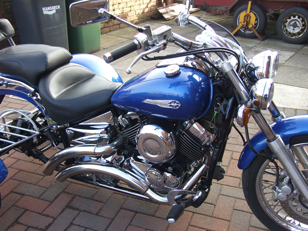 xvs650 exhaust pipes