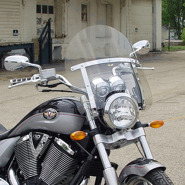 Victory Windshield National Cycle Low Boy Heavy Duty Windshield Victory