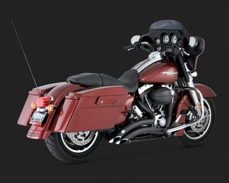 Harley Davidson Dresser 9906 BIG RADIUS 22 BLACK Vance and Hines Cat