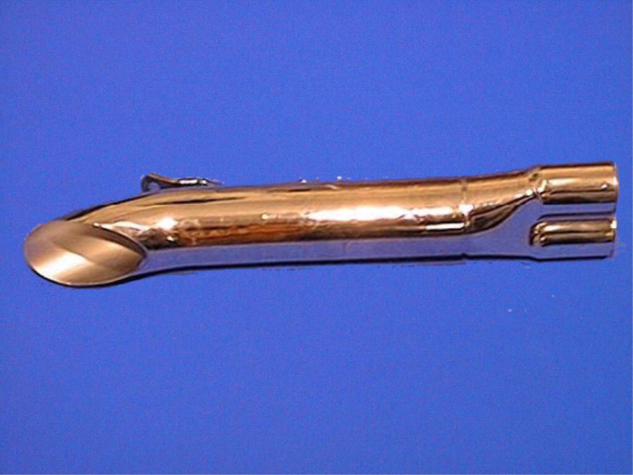 Universal Exhaust Muffler, 2 into 1 Turnout