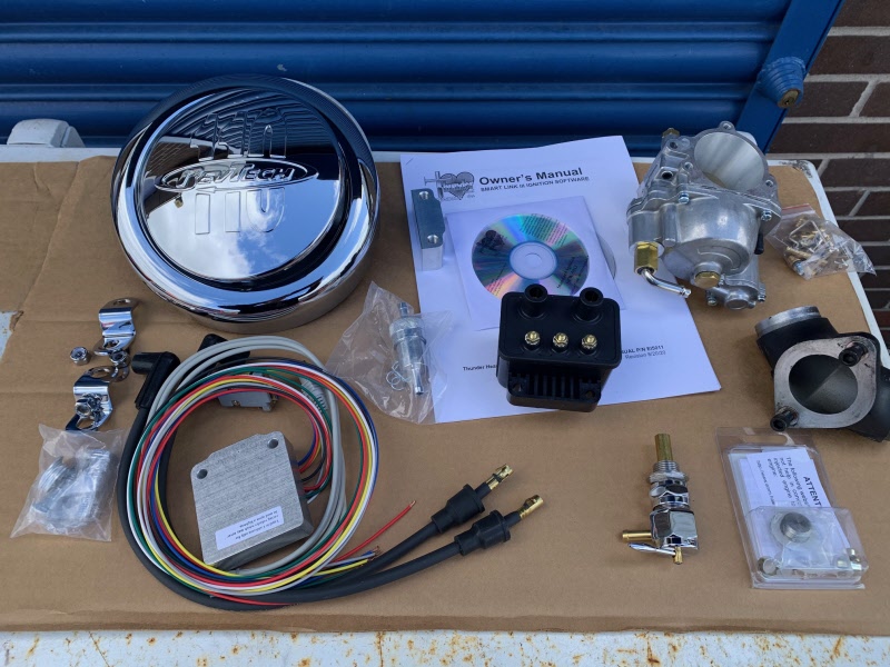 Harley Davidson Touring Marelli EFI to Mikuni Carburettor carb and Ignition conversions