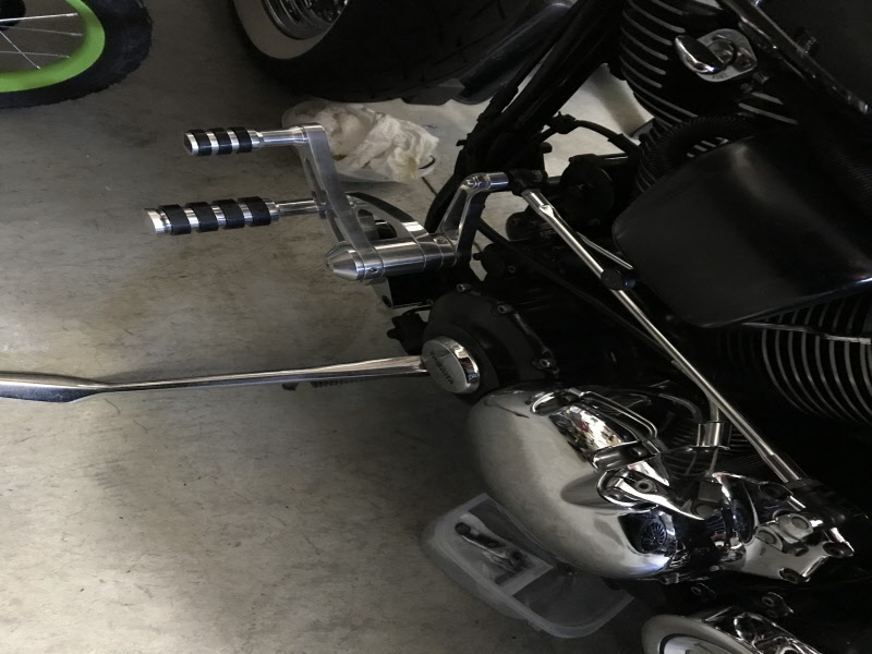 Yamaha XV1700 Wild Star Billet Forward Controls silverado or Road Star