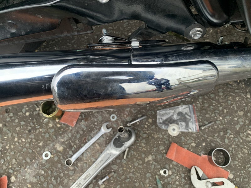 triumph thunderbird storm exhaust