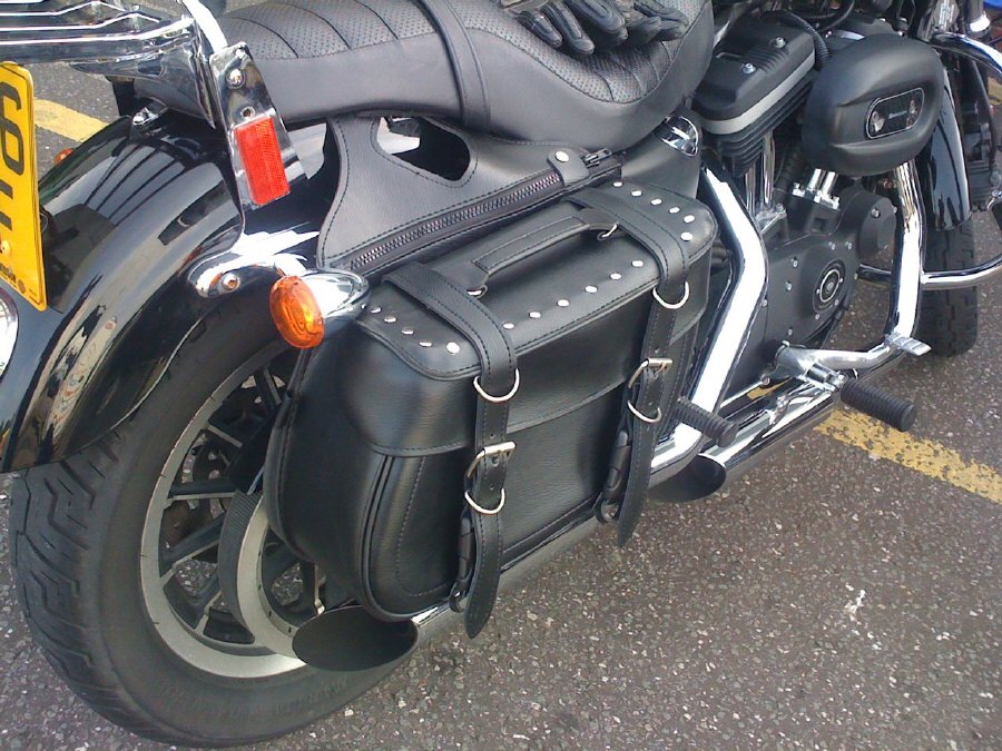 custom hard saddlebags