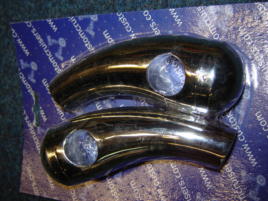 Motorcycle handlebar risers pull back 2 inch