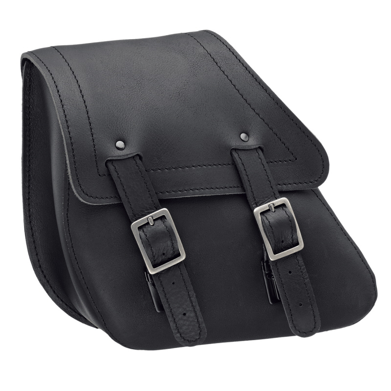 plain black side bag