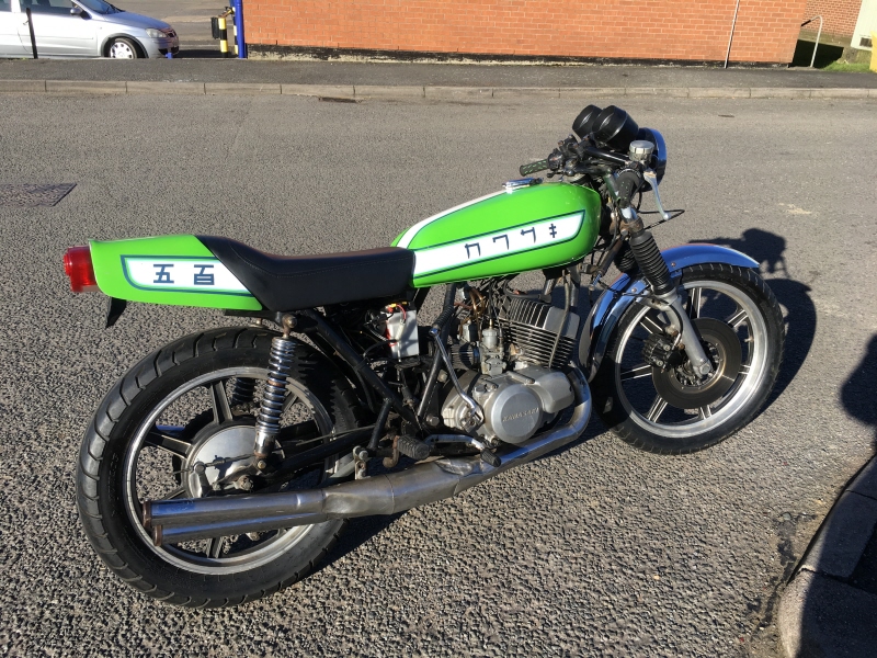 Kawasaki H1F 500 motorcycle motorbike Triple race bike 2 stroke