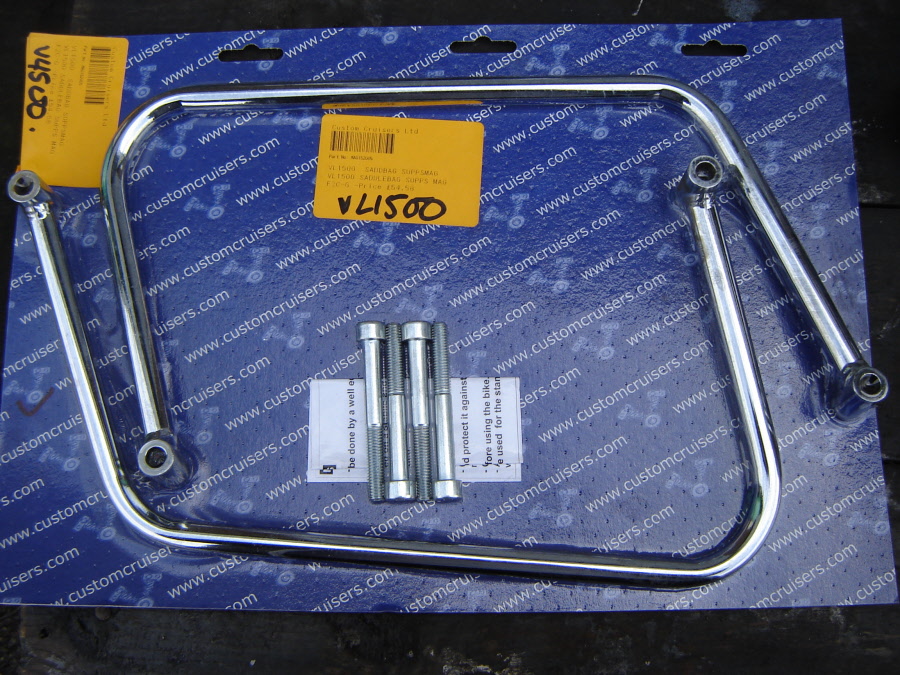 Universal Steel Saddlebag Supports For Suzuki Intruder Volusia VL400 VL800 VL1500