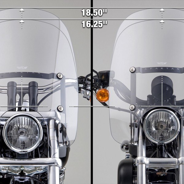 HarleyDavidson FLS Softail Slim Spartan Replacement Windshield 41.3cm