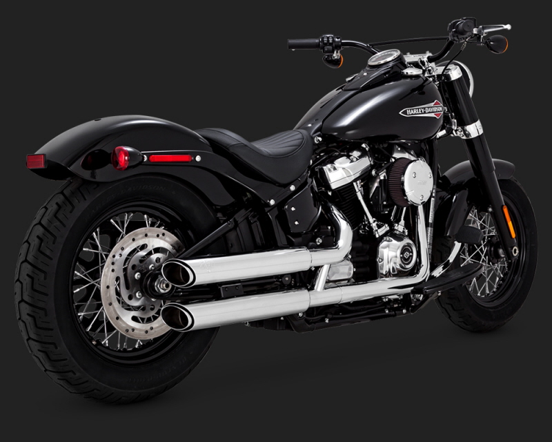 Vance & Hines Softail 2018 up mufflers M8 Vance Hines exhaust black