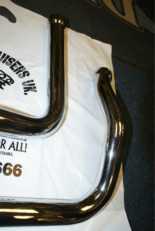 Harley Davidson PANHEAD exhaust Drag pipes 1 3/4 inch 19481965 E F FL FLH