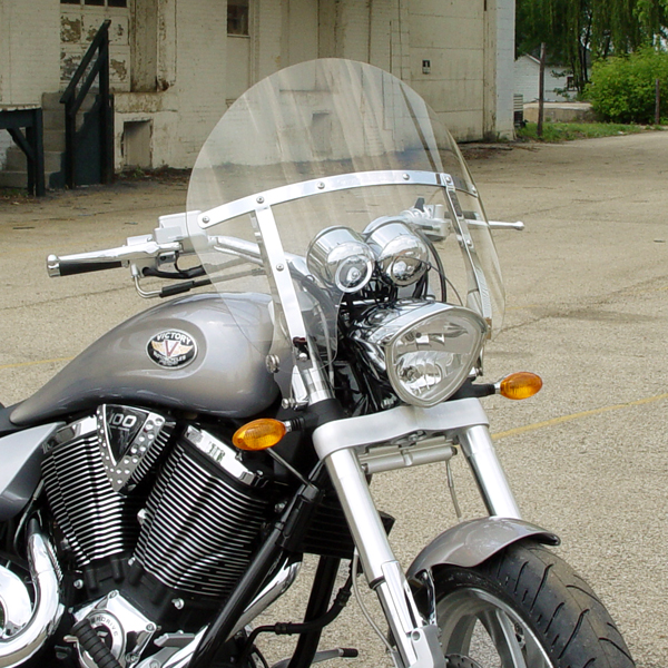 Victory Windshield National Cycle Switchblade Chopped Clear Windshield