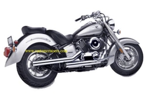 Chrome Battery Side Covers For Yamaha V-Star / DragStar 650 - Left & Right Set