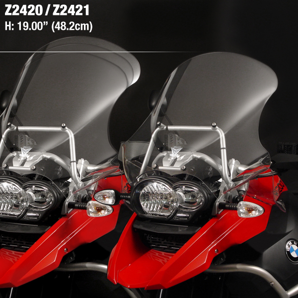 BMW R1200GS Adventure Windshield Clear Small VStream 2008 & Up Z2420