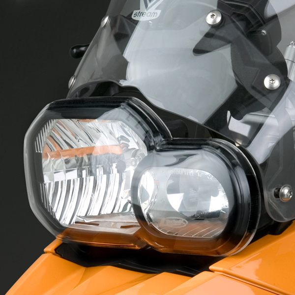 BMW F800GS BMW F800R BMW F650GS Twin Polycarbonate Headlight Guard Z5410
